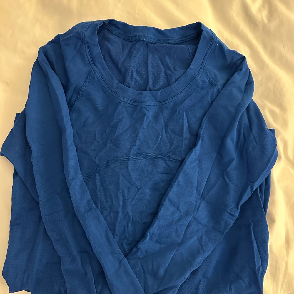 lululemon athletica Blue swiftly tech long sleeve 2.0
